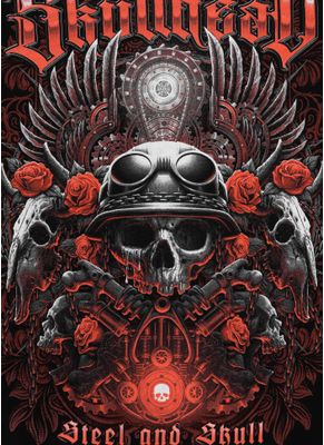 Bluza z kapturem STEEL AND SKULL 4