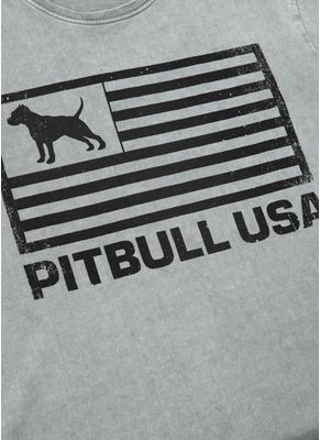 Koszulka Denim Washed Pitbull USA 2