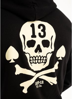 Bluza rozpinana z kapturem Pirate Skull 4