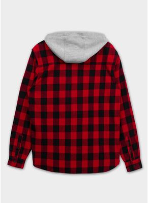 Koszula flanelowa z kapturem Woodson 3