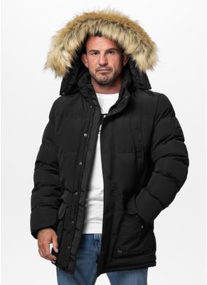 Kurtka zimowa pikowana parka z kapturem FOREST 6