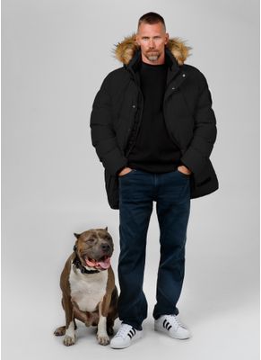 Kurtka zimowa pikowana parka z kapturem FOREST 1