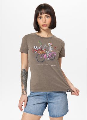 Koszulka damska Denim Washed CRUISINANDBOOZIN 0