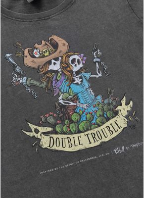 Koszulka damska Denim Washed DOUBLETROUBLE 6