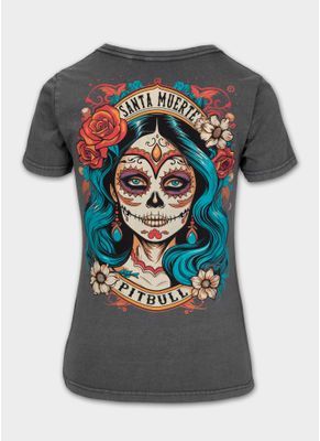 Koszulka damska Denim Washed SANTA MUERTE 25 0