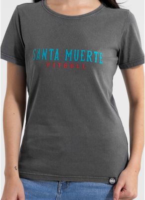 Koszulka damska Denim Washed SANTA MUERTE 25 5