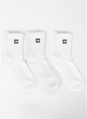 Skarpety High Ankle Logo grube 3-pak 0