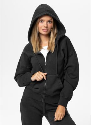 Bluza rozpinana z kapturem Washed LOVIA 6