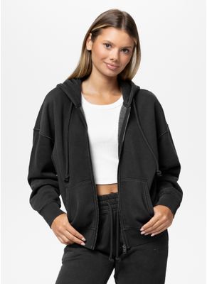 Bluza rozpinana z kapturem Washed LOVIA 5