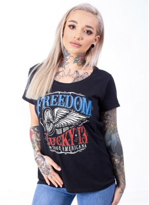 Koszulka damska Freedom Wheel 0
