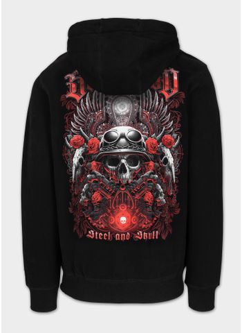 Bluza z kapturem STEEL AND SKULL