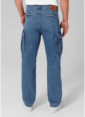 Spodnie Jeansowe bojówki Classic Wash Deerhorn