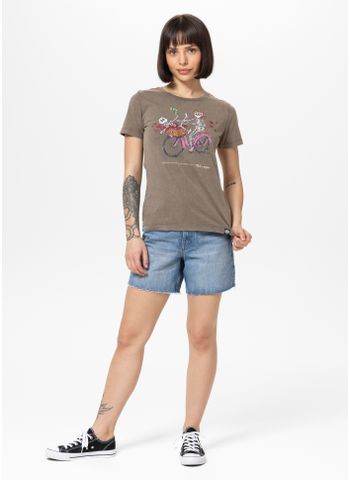 Koszulka damska Denim Washed CRUISINANDBOOZIN