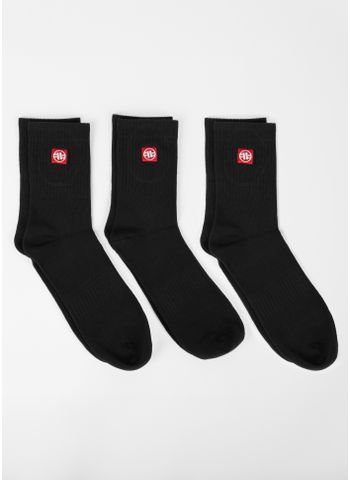 Skarpety High Ankle Logo cienkie 3-pak